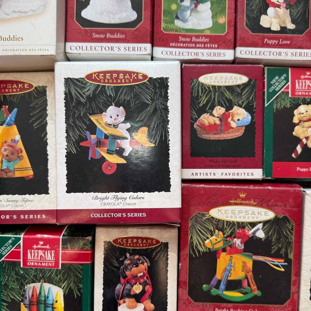 Vintage Christmas Assortment Keepsake Ornament Collector's Series